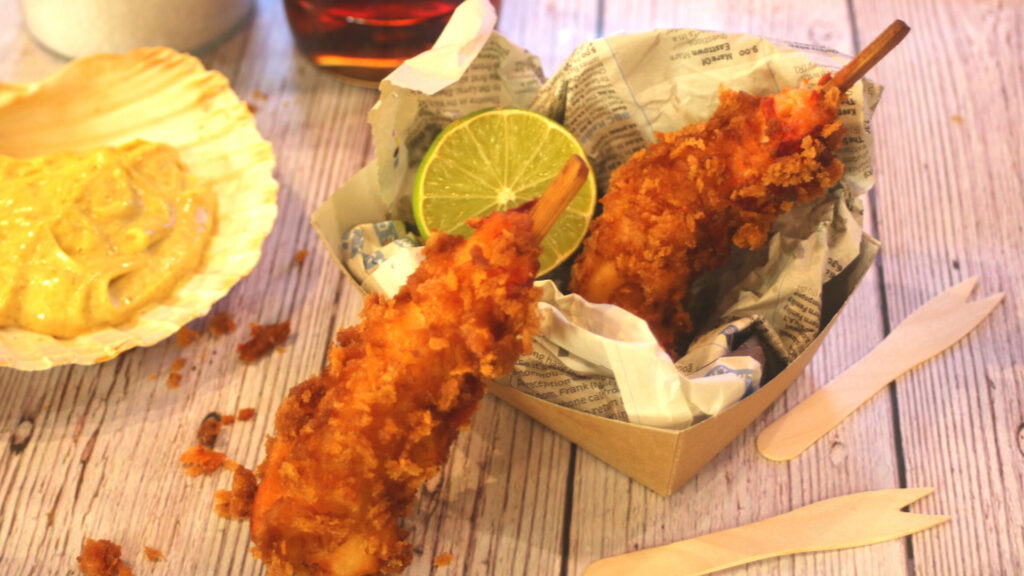 Half-tail Lobster Skewers